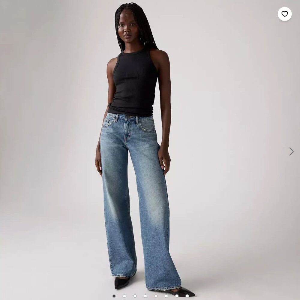 Levi's Women's Blue Jeans Low Loose 26x30